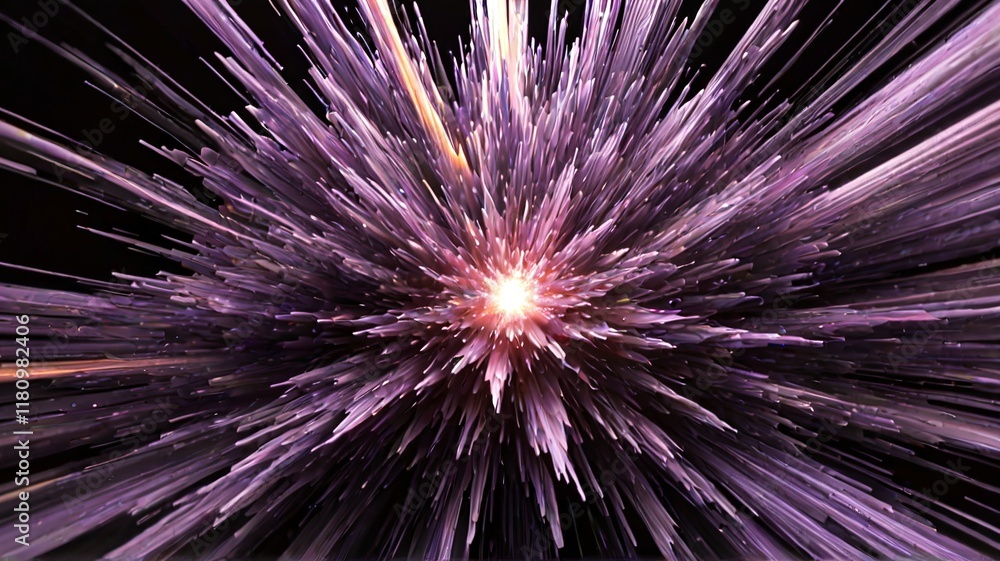 Purple Light Burst: An Abstract Explosion of Radiant Energy Purple Light Burst: An Abstract Explosion of Radiant Energy