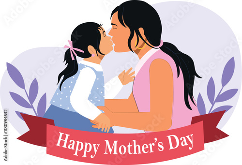 A tender moment between a mother and child, capturing the essence of love and bonding on Mother's Day.