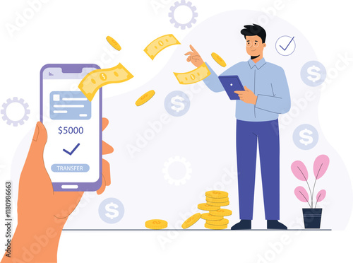 Secure payment processing design, emphasizing safe and seamless transactions in digital commerce.