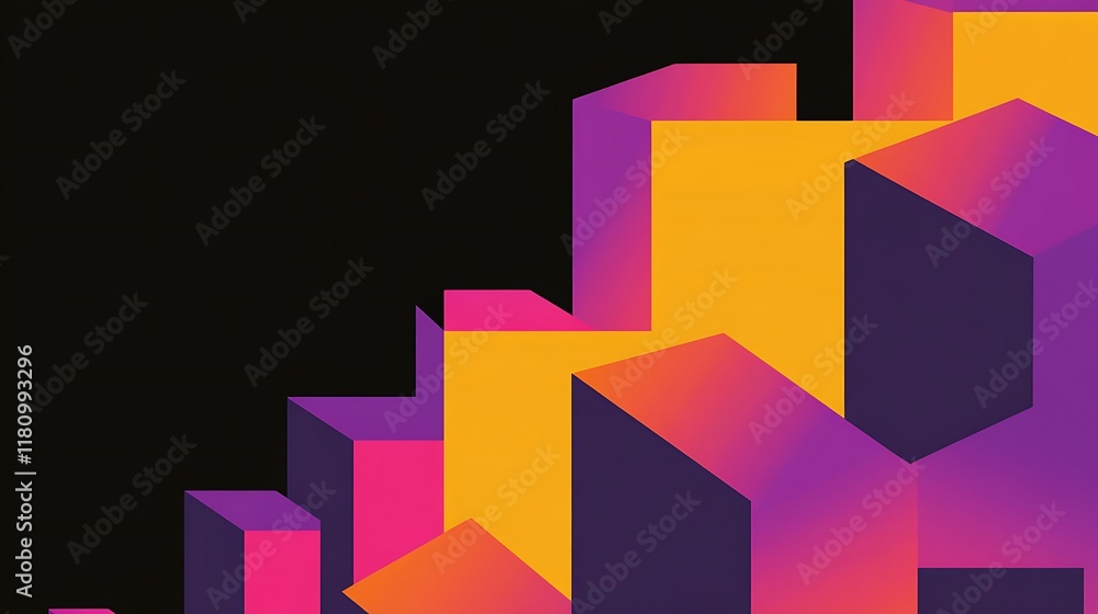 Abstract Colorful Geometric Shapes Design Abstract Colorful Geometric Shapes Design