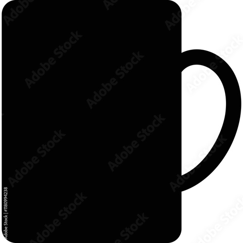 simple vector icon mug
