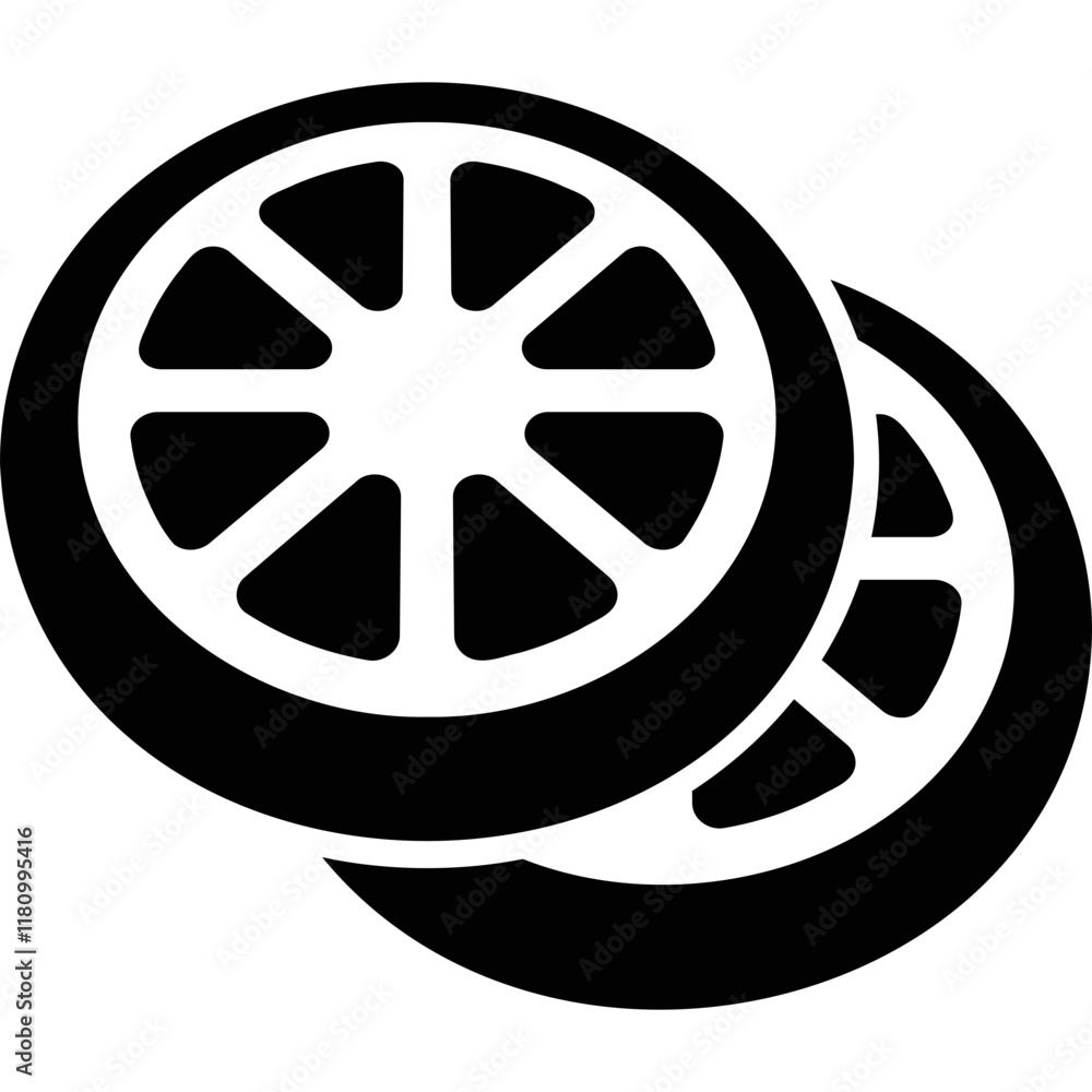 Obraz premium simple vector lemon icon
