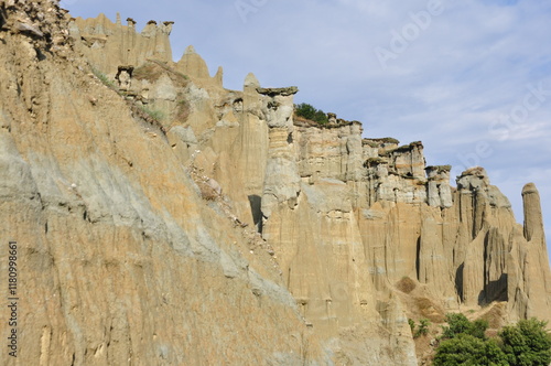 Fairy chimneys in Kula, Manisa, Turkey