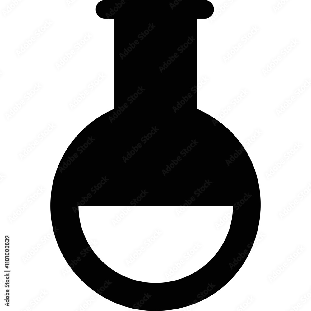 Simple vector icon flask