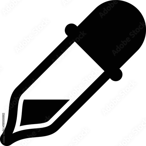 Simple vector icon pipette