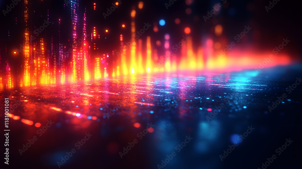 Music abstract concept illustration, sound wave and smoke colored and glowing, graphic resource
Music abstract concept illustration, sound wave and smoke colored and glowing, graphic resource