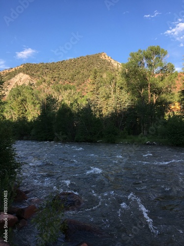 river in the mountains