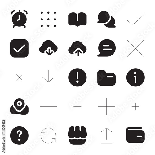 Essential solid style, perfect for user interface projects 