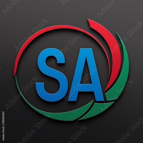 As Sa logo design As Sa initial logo template