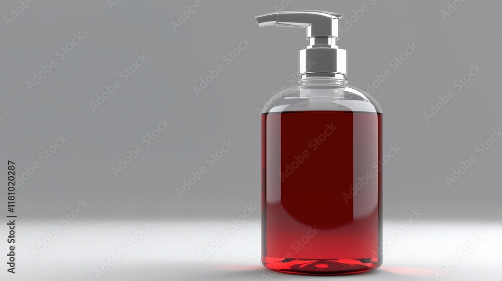 custom made wallpaper toronto digitalRed, Black, and Silver Hand Sanitizer Bottle