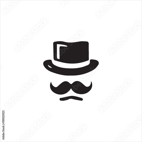 person with mustache and hat