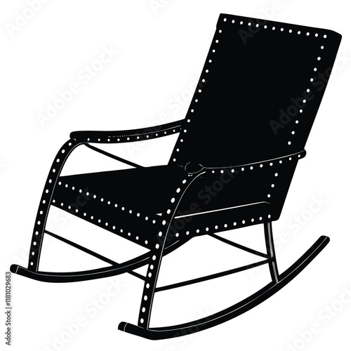 Rocking Chairs illustration vector file