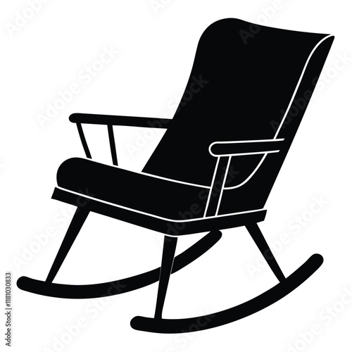 Rocking Chairs illustration vector file