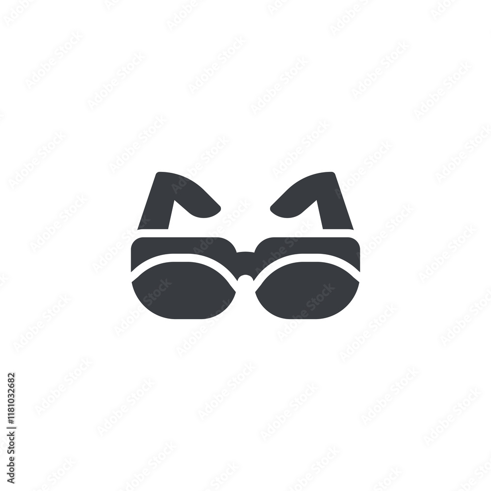 Fototapeta premium Stylish sunglasses vector icon