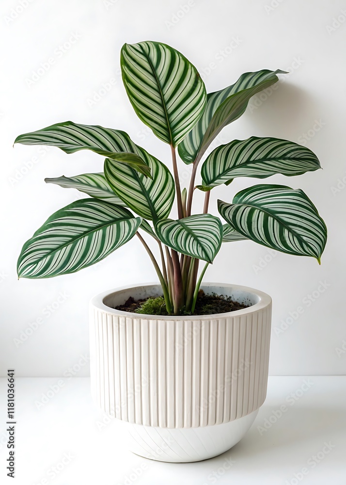 Fototapeta premium Calathea Plant: A Touch of Green for Your Space