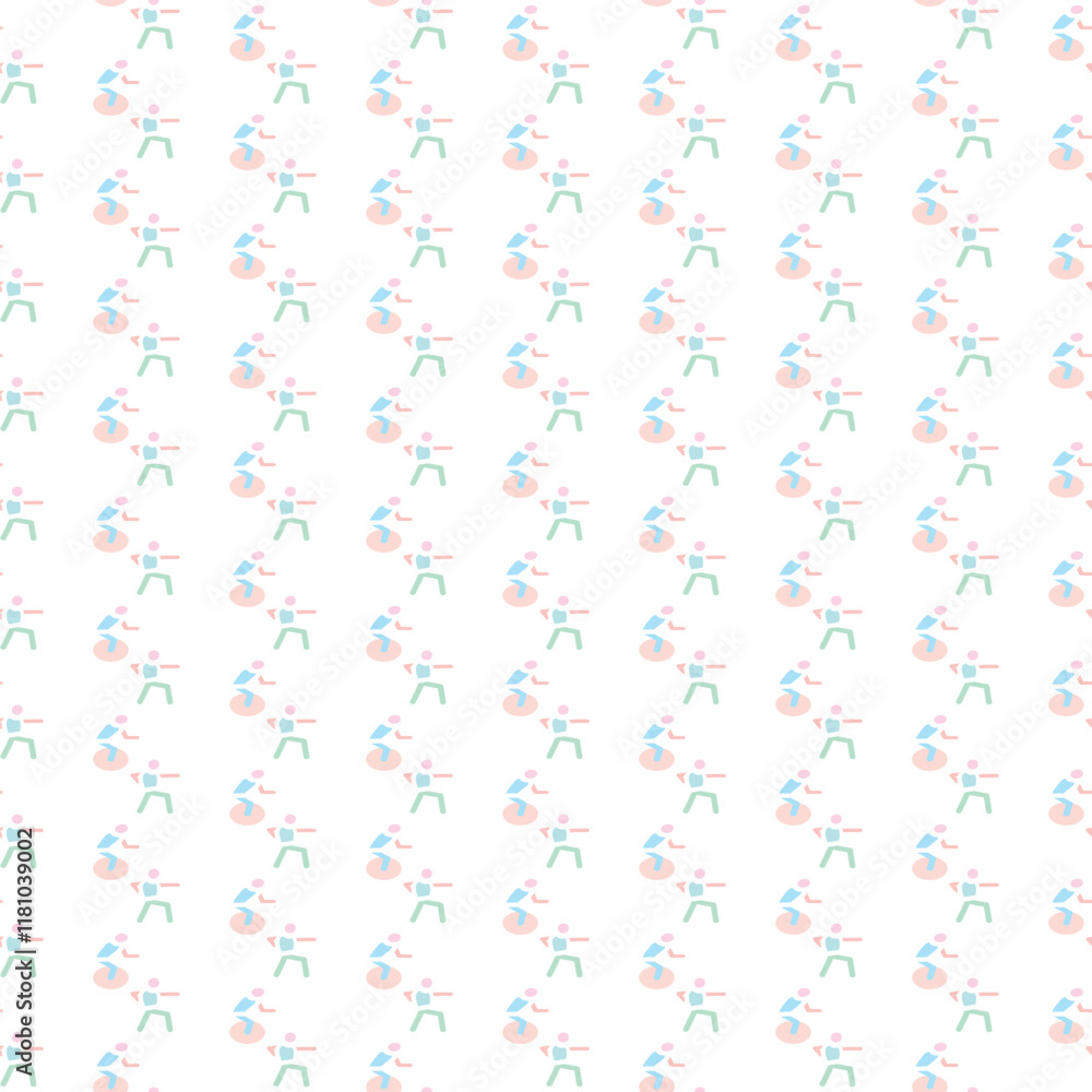 Marathon icon pattern design for social media template Marathon icon pattern design for social media template