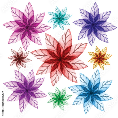 buket bunga bunga cat air kuning dengan latar belakang putih