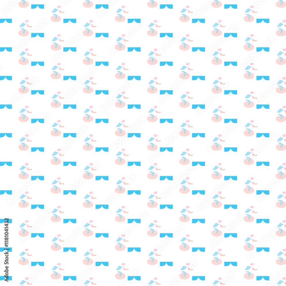 Marathon icon pattern design for social media template Marathon icon pattern design for social media template
