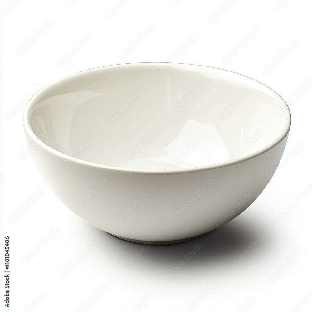 Empty Bowl Isolated Empty Bowl Isolated