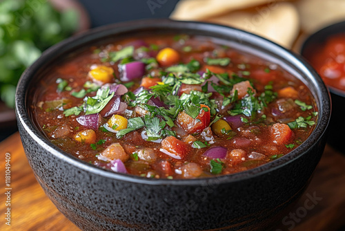 Soup Black Bowl