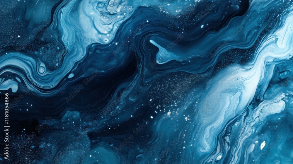 Abstract Blue Swirls: A Deep Dive into Fluid Acrylic Painting Abstract Blue Swirls: A Deep Dive into Fluid Acrylic Painting