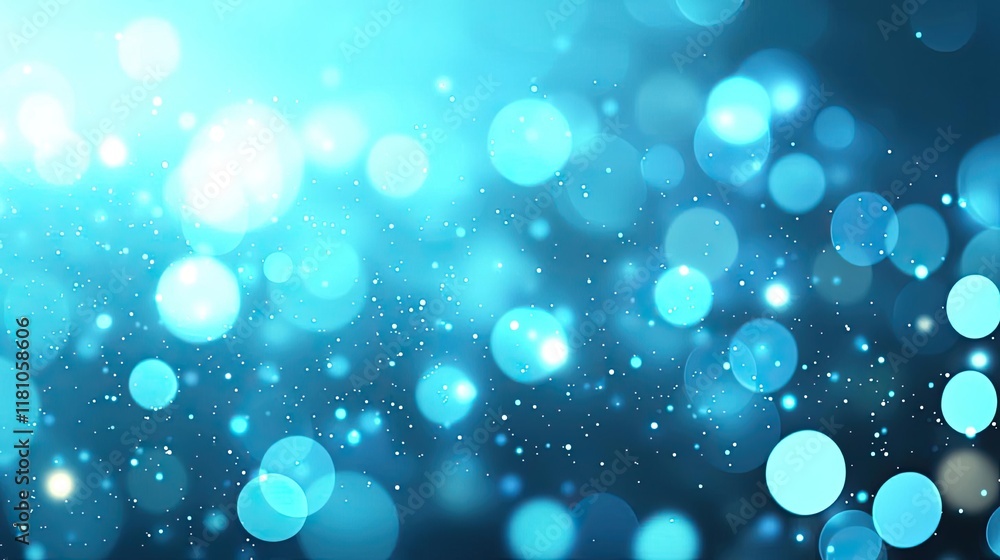 Dots abstract background concept. Vibrant blue bokeh effect with soft light spots creating a dreamy atmosphere. Dots abstract background concept. Vibrant blue bokeh effect with soft light spots creating a dreamy atmosphere.