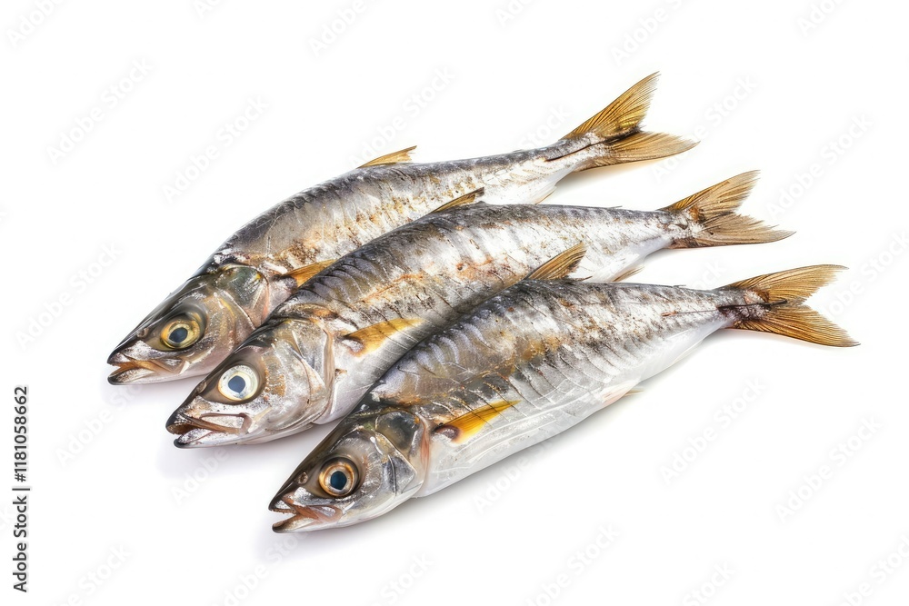 High Resolution Picture of Raw Fresh Herring Fish Isolated on White Background High Resolution Picture of Raw Fresh Herring Fish Isolated on White Background