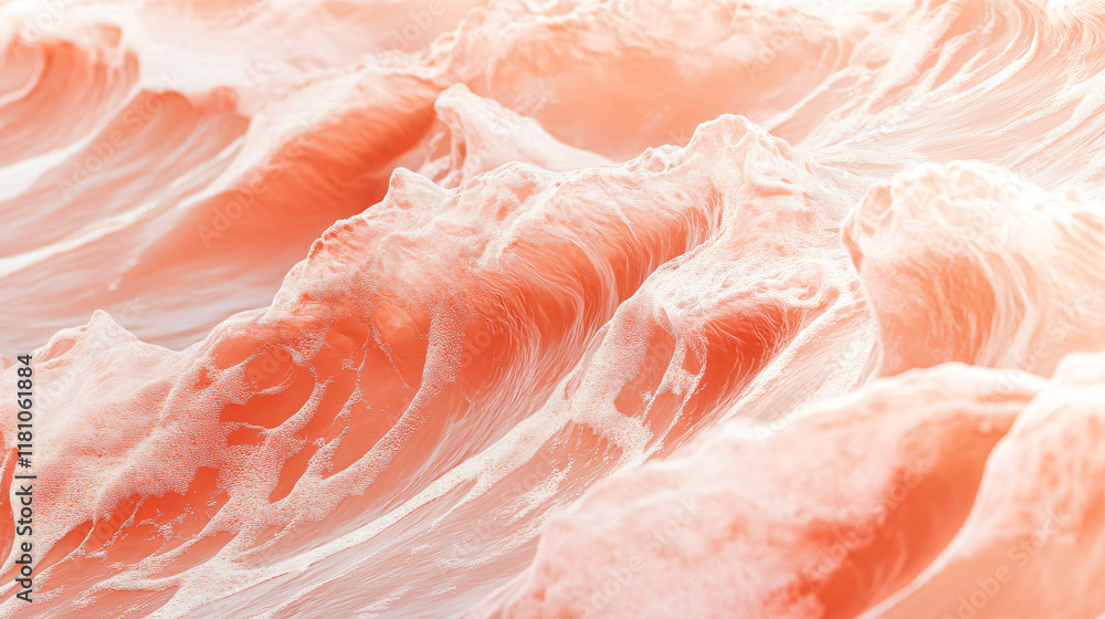 A coral ocean wave texture with soft hues and gentle ripples, evoking a serene and peaceful atmosphere. A coral ocean wave texture with soft hues and gentle ripples, evoking a serene and peaceful atmosphere.