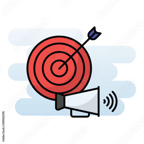 Target vector icon