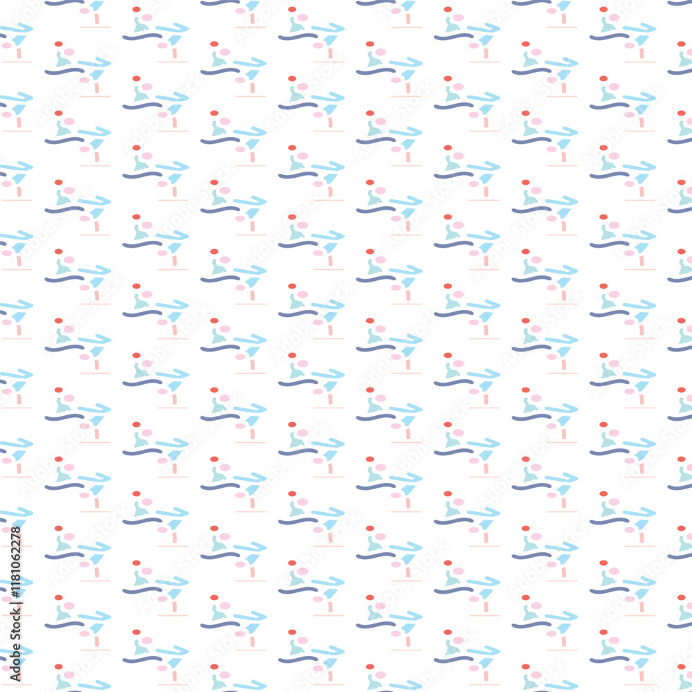 Marathon Icon Pattern Design For Social Media Template. Marathon Icon Pattern Design For Social Media Template.