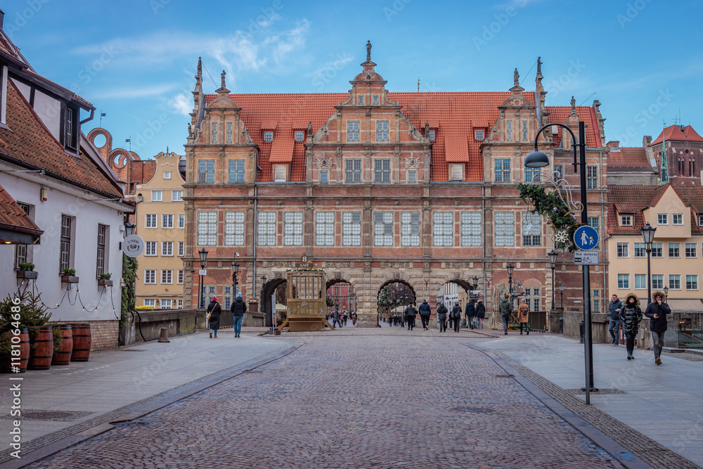 Obraz premium Gdansk, Poland - December 21 2024