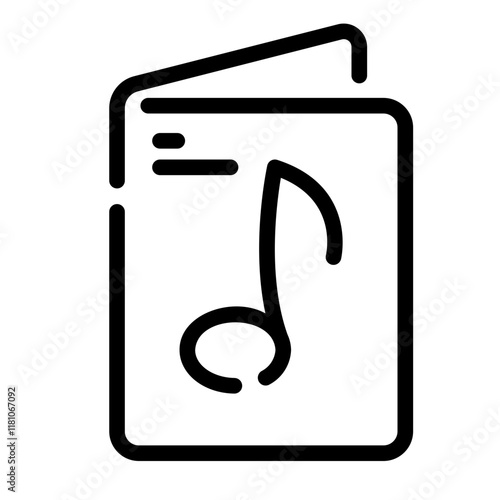 soundtrack Line Icon