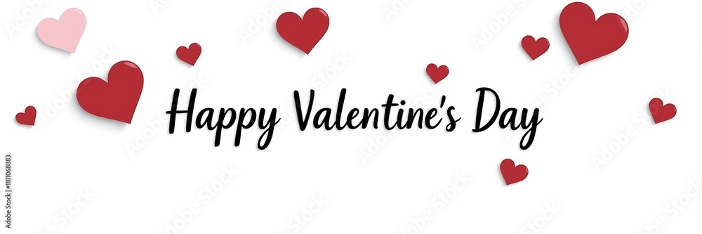 Floating Hearts: A Simple Valentine's Day Design Floating Hearts: A Simple Valentine's Day Design
