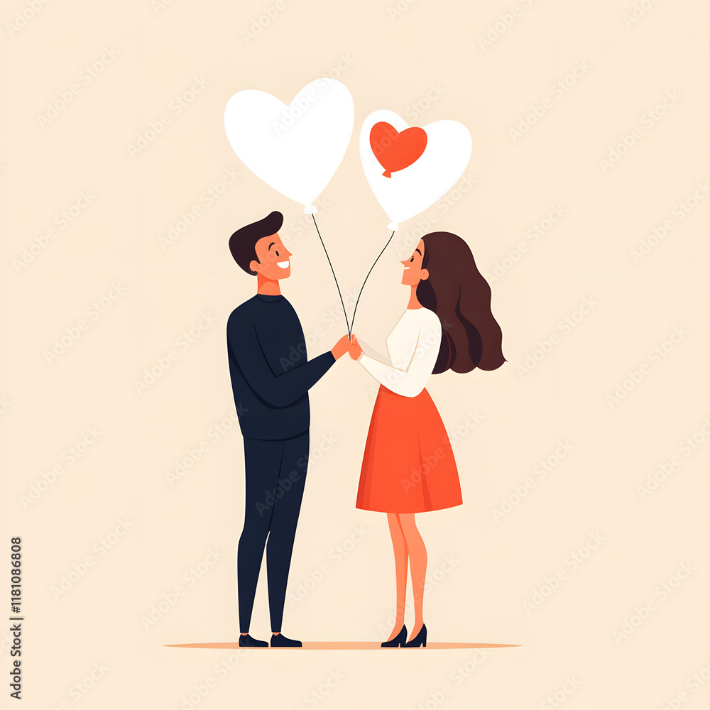 couple Valentine's day Celebration on big pink heart love an Valentine day, loving couple under tree, greeting card paper cut art style. couple Valentine's day Celebration on big pink heart love an Valentine day, loving couple under tree, greeting card paper cut art style.
