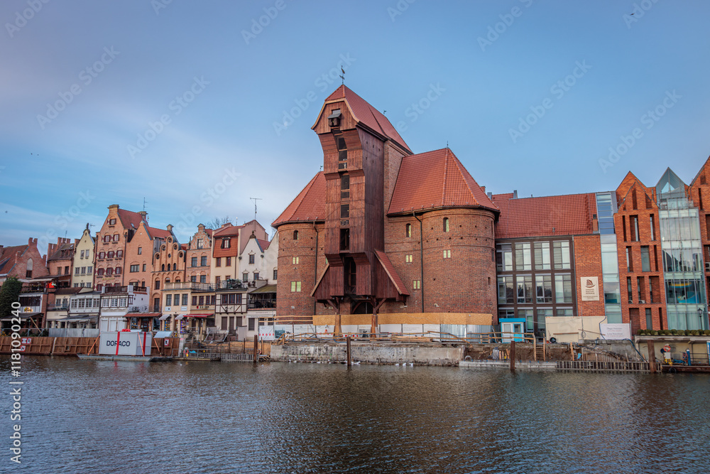 Naklejka premium Gdansk, Poland - December 21 2024 