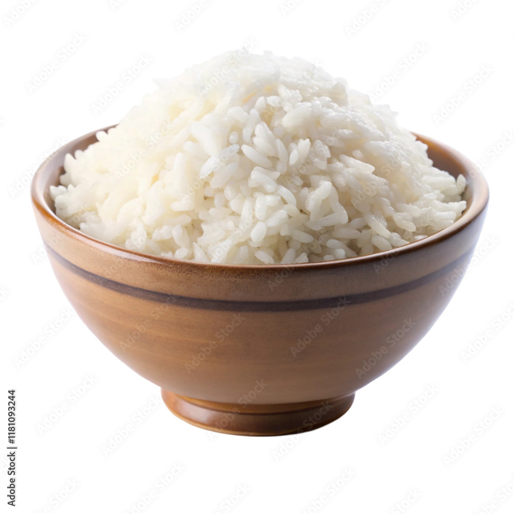 White rice bowl isolated on transparent background
White rice bowl isolated on transparent background