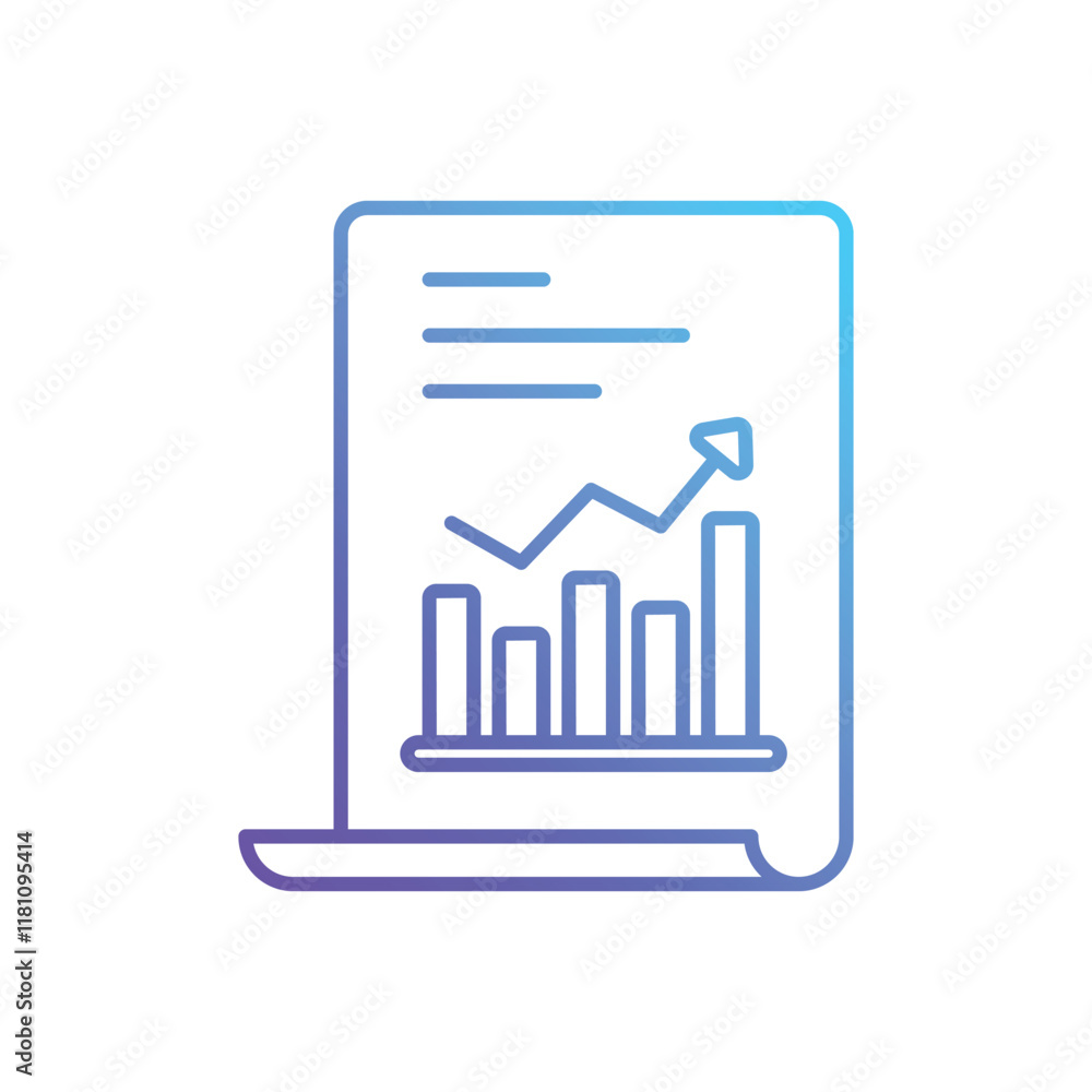 Analytics Chart vector icon Analytics Chart vector icon