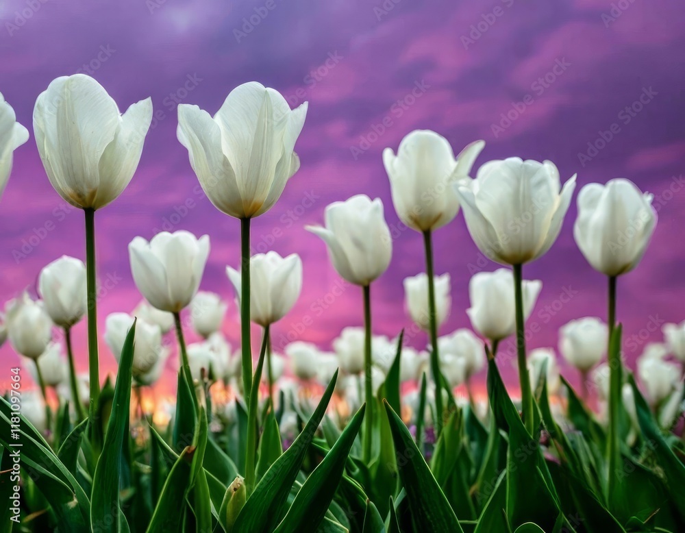 tulips with a warm abstract violet background tulips with a warm abstract violet background