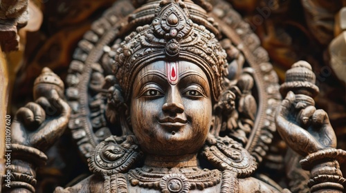 Wallpaper Mural Hindu god Vishnu	 Torontodigital.ca