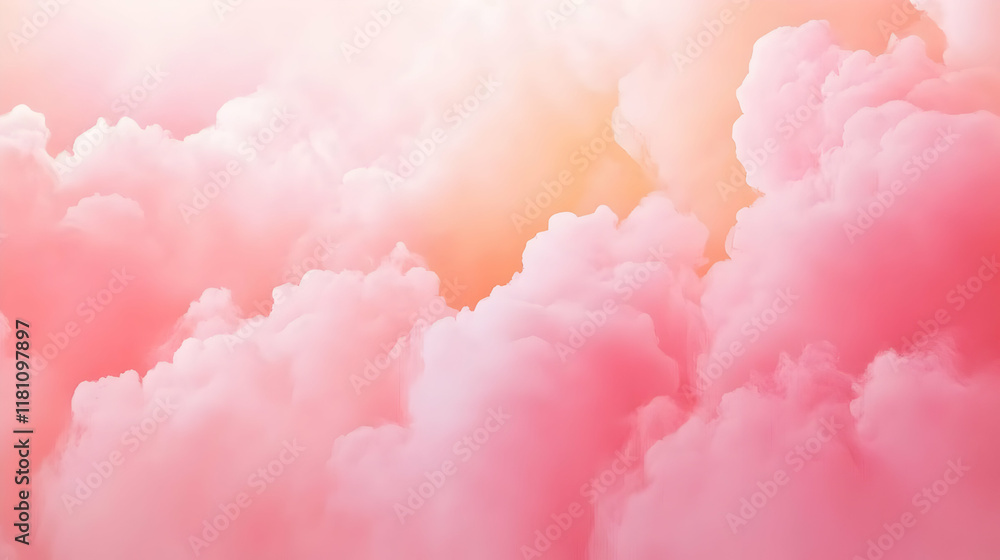 Pink Cloud Abstract Background Illustration Pink Cloud Abstract Background Illustration