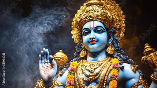 Hindu god Vishnu	