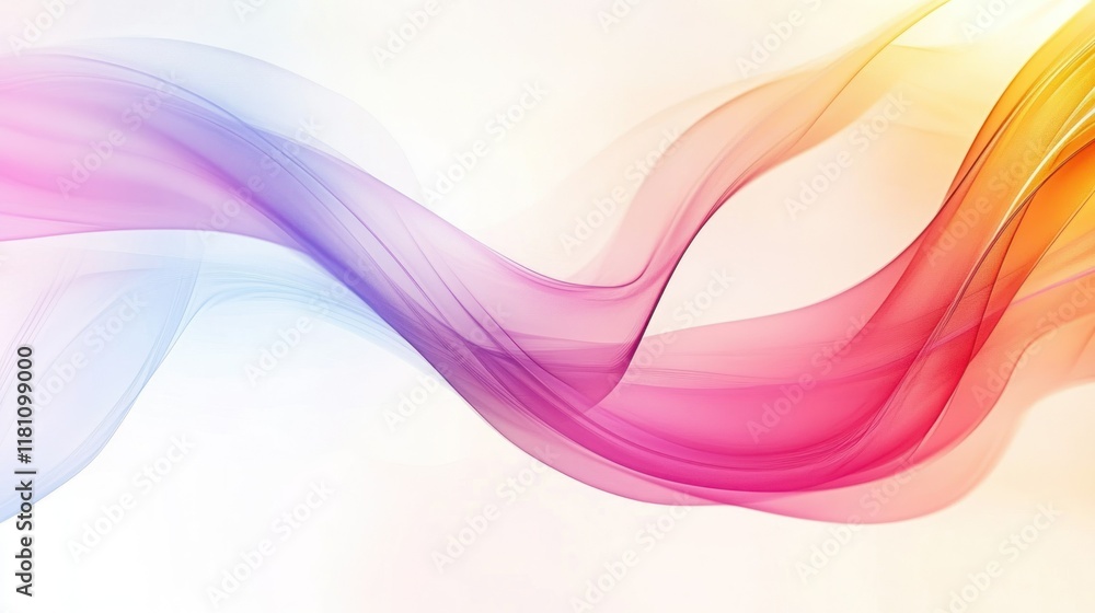 Abstract Colorful Waves: A Symphony of Hues Abstract Colorful Waves: A Symphony of Hues