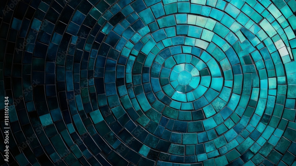 A mesmerizing turquoise green abstract rounded mosaic pattern, featuring vibrant colors and fluid shapes, creating a modern and artistic digital design A mesmerizing turquoise green abstract rounded mosaic pattern, featuring vibrant colors and fluid shapes, creating a modern and artistic digital design