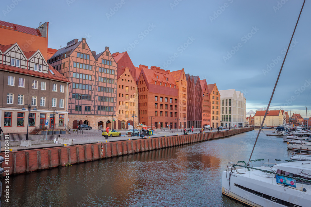 Obraz premium Gdansk, Poland - December 21 2024