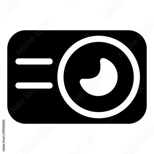 Minimalist toggle solid icon featuring a sleek, modern design. Perfect for user interface elements, navigation controls, and settings. Simple, versatile, and ideal for digital or web applications. photo