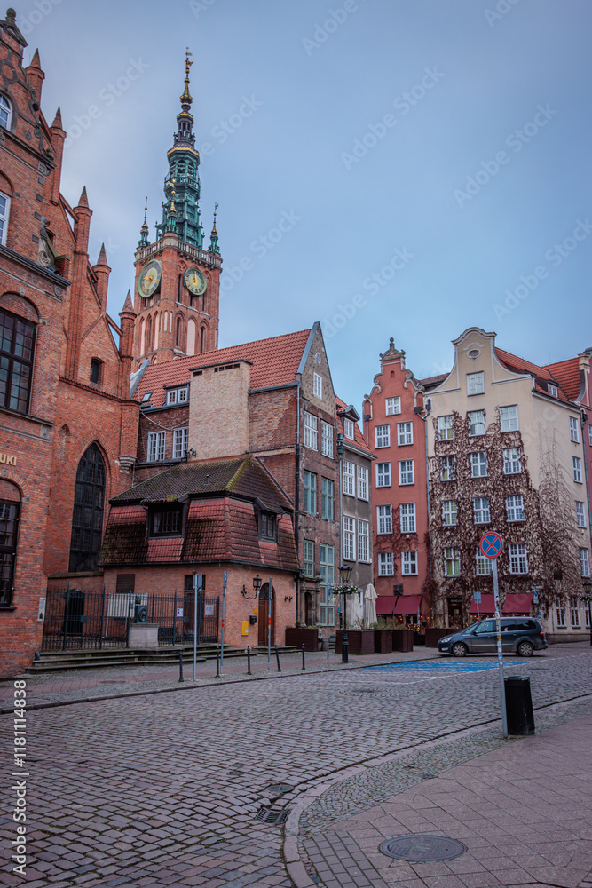 Obraz premium Gdansk, Poland - December 21 2024 