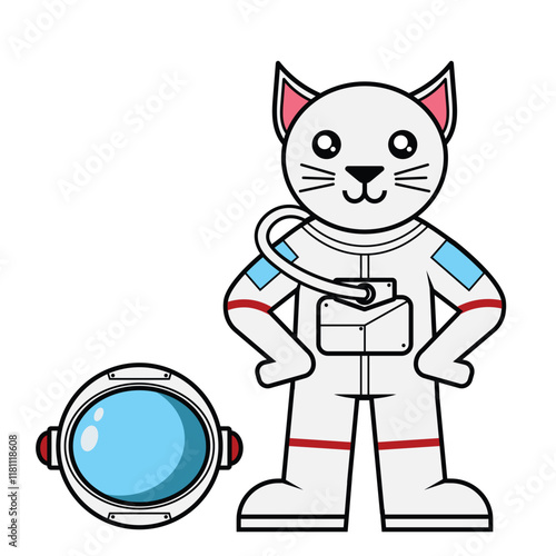 Cute Animal Astronaut