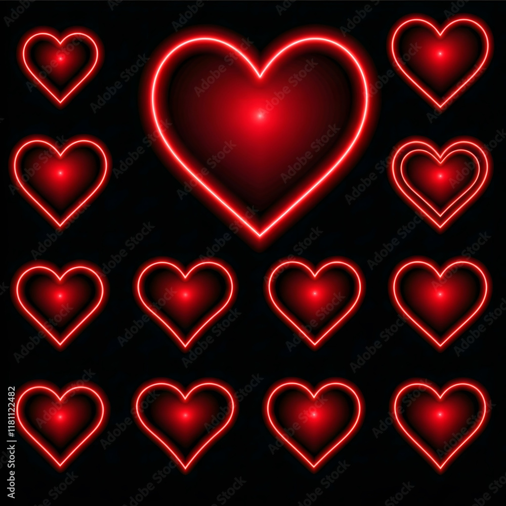 Heart background Heart background