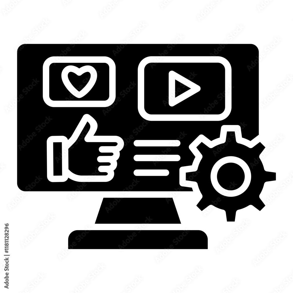 Content Management Icon Content Management Icon