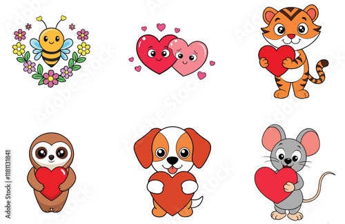 Sweet Valentine Bundle - A Lovely Hearts Collection Icons
 photo